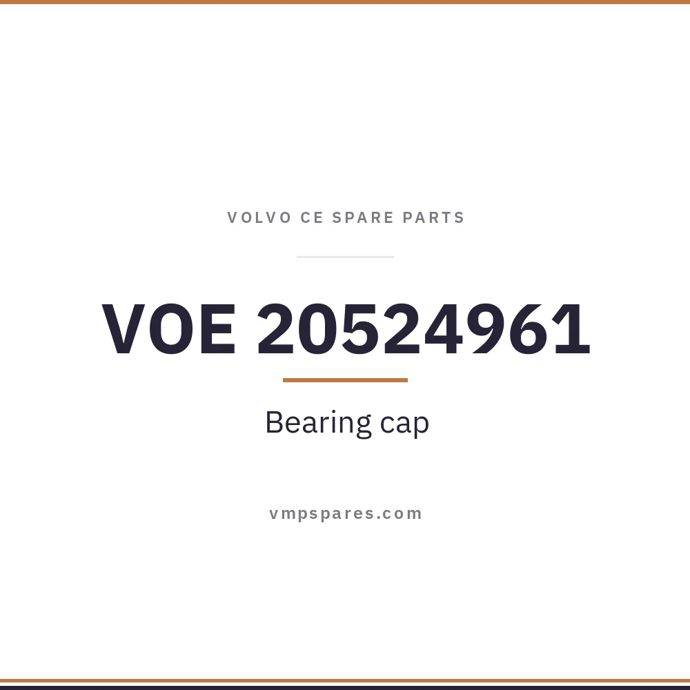 VOE 20524961 – Bearing cap