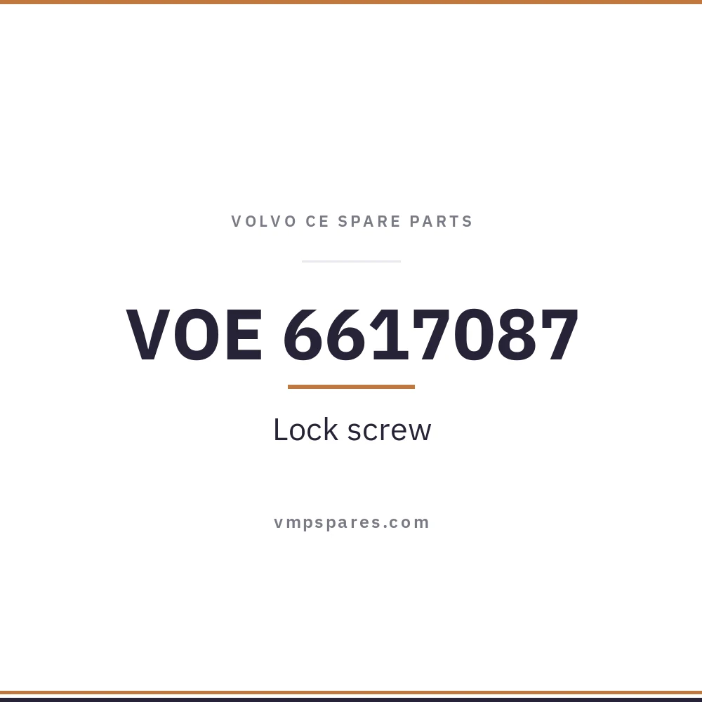 VOE 6617087 – Lock screw