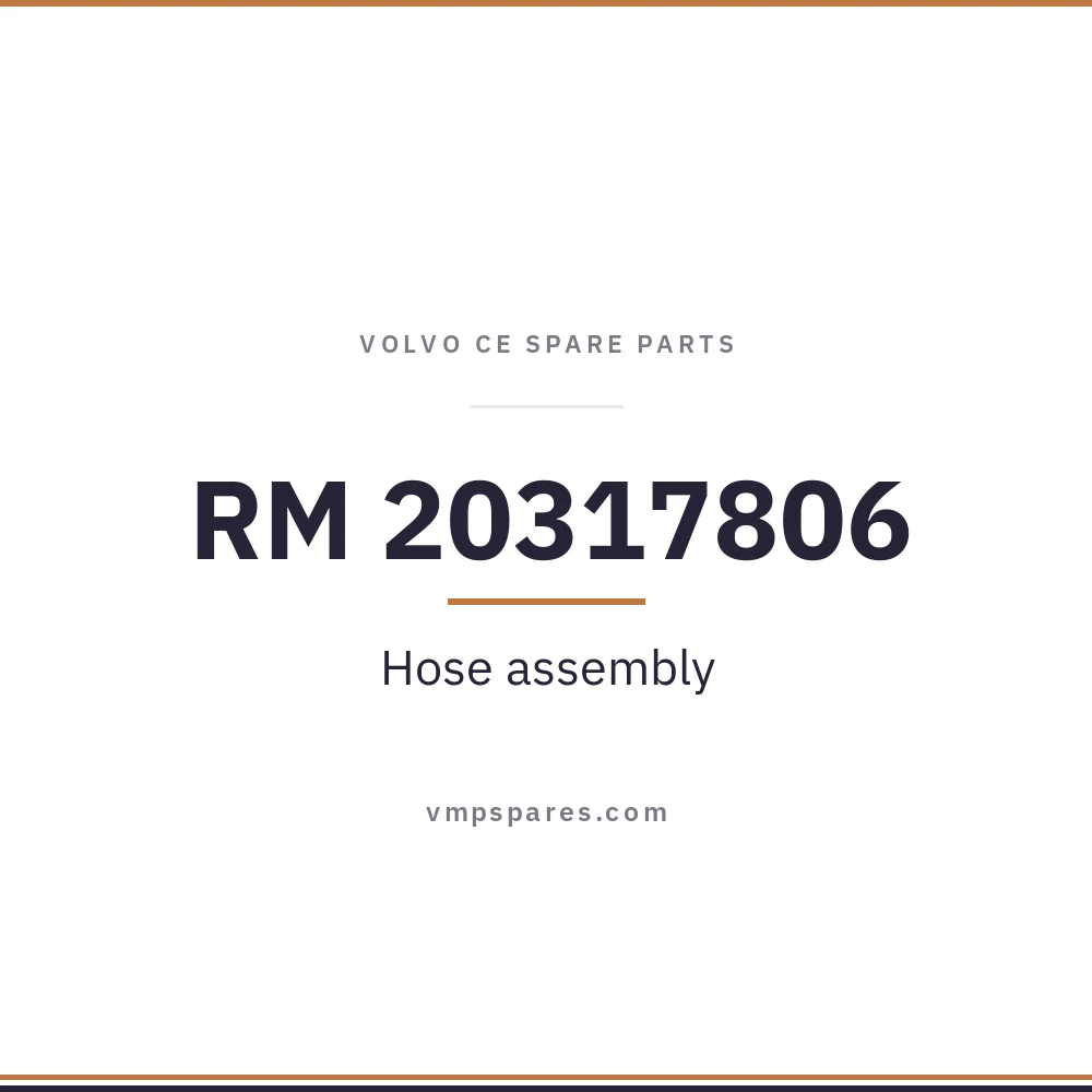 RM 20317806 – Hose assembly