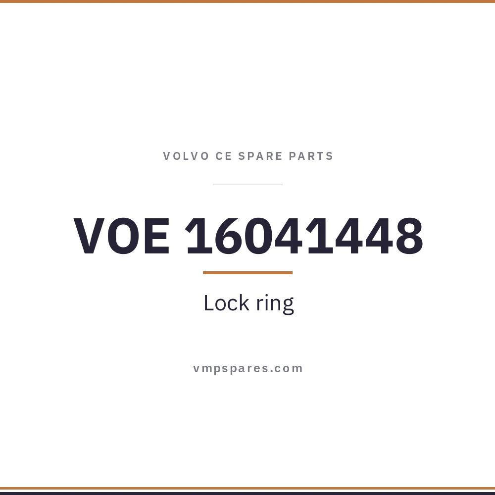 VOE 16041448 – Lock ring