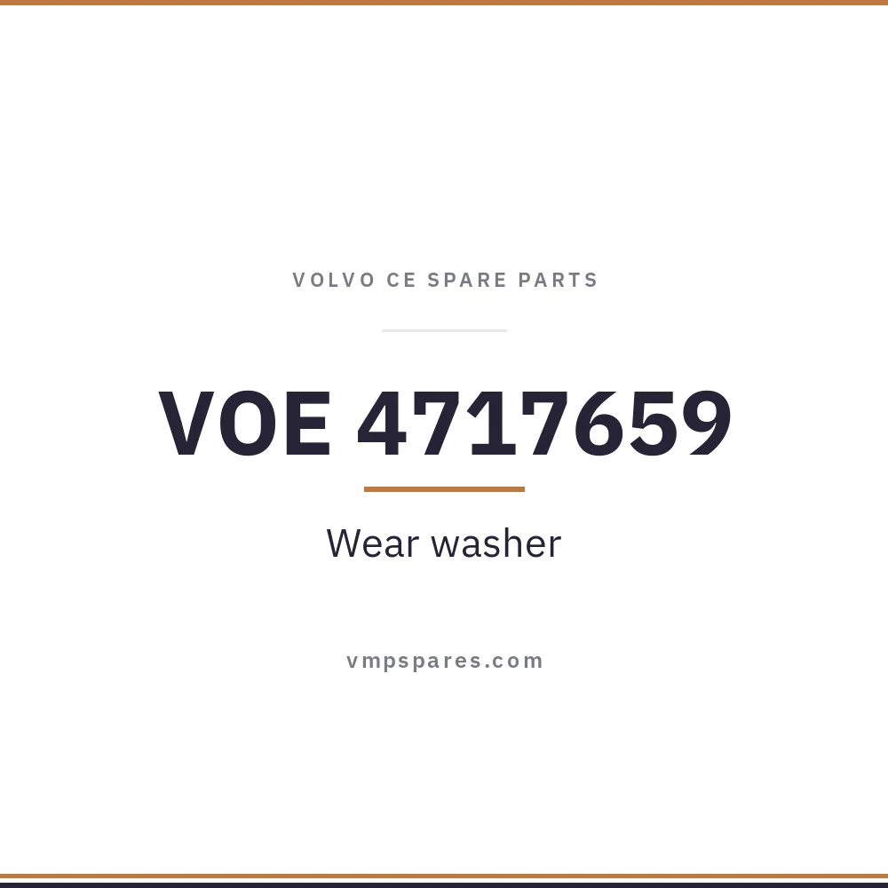 VOE 4717659 – Wear washer
