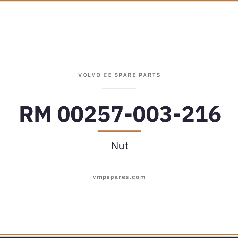 RM 00257-003-216 – Nut