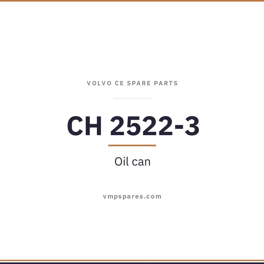 CH 2522-3 – Oil can