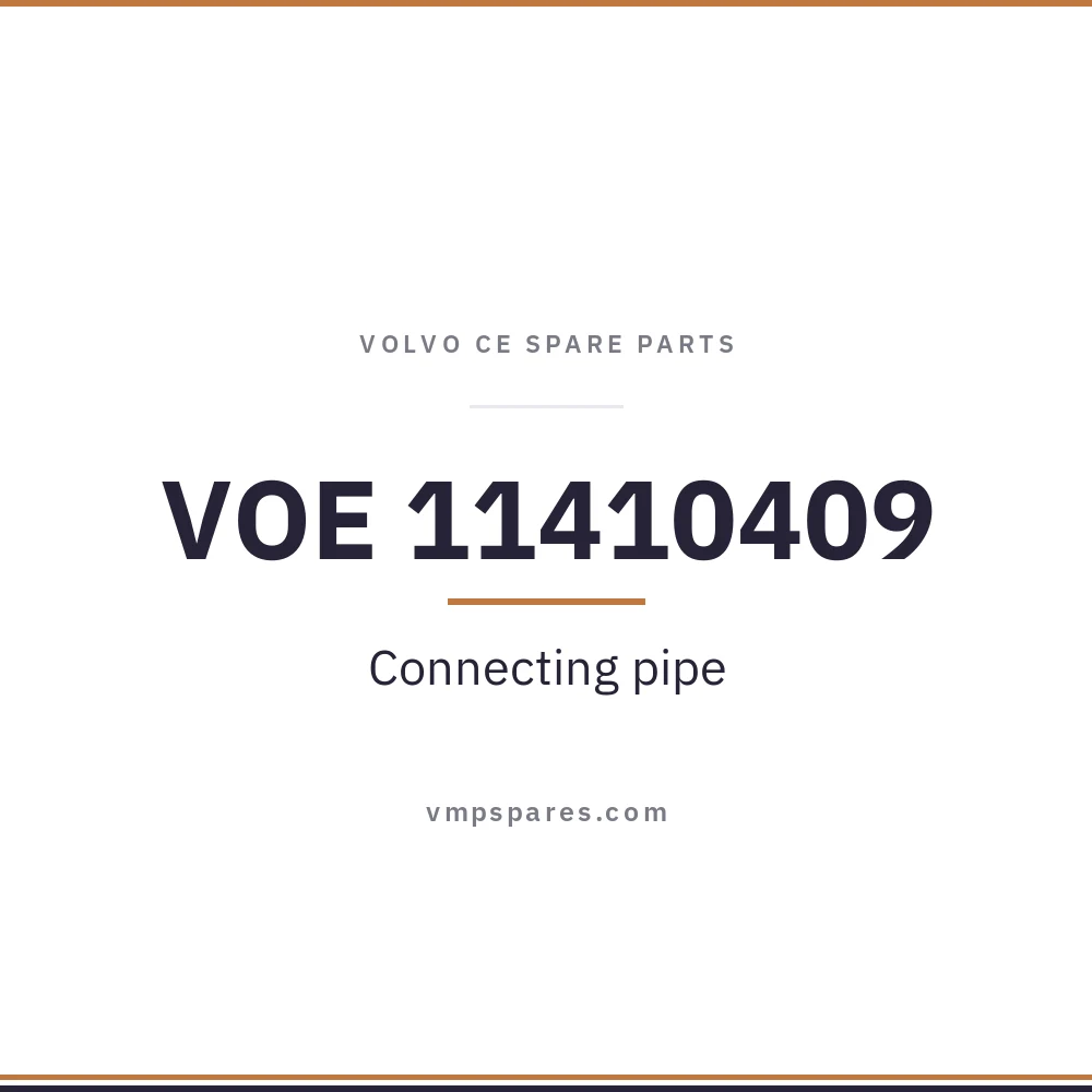 VOE 11410409 – Connecting pipe
