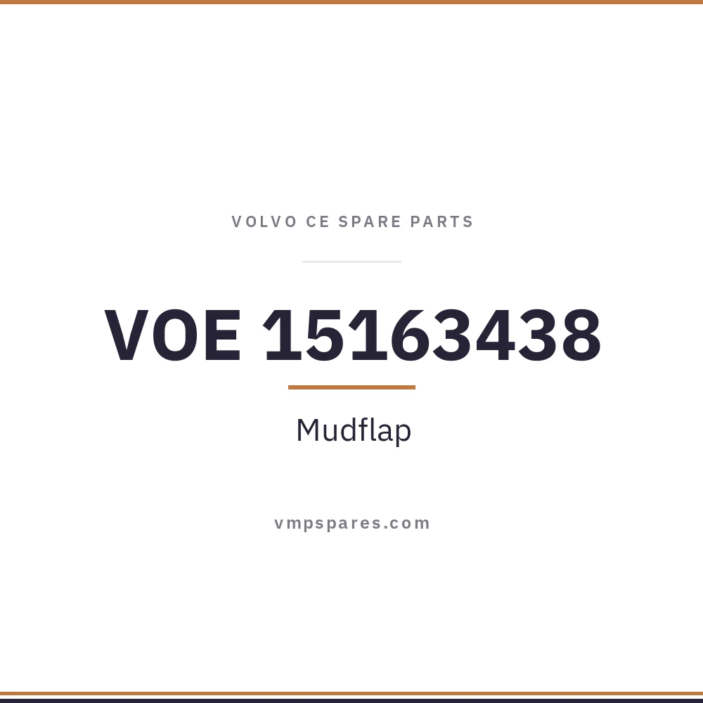 VOE 15163438 – Mudflap
