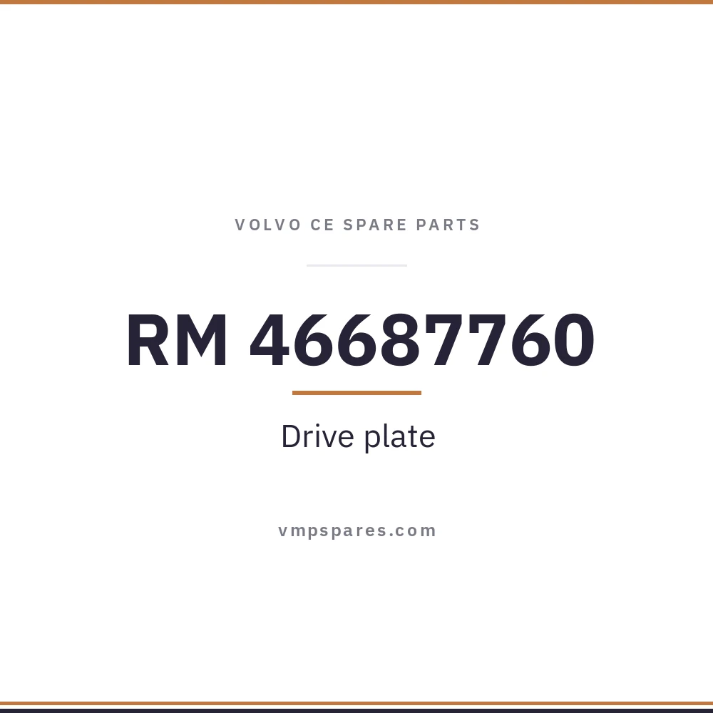 RM 46687760 – Drive plate