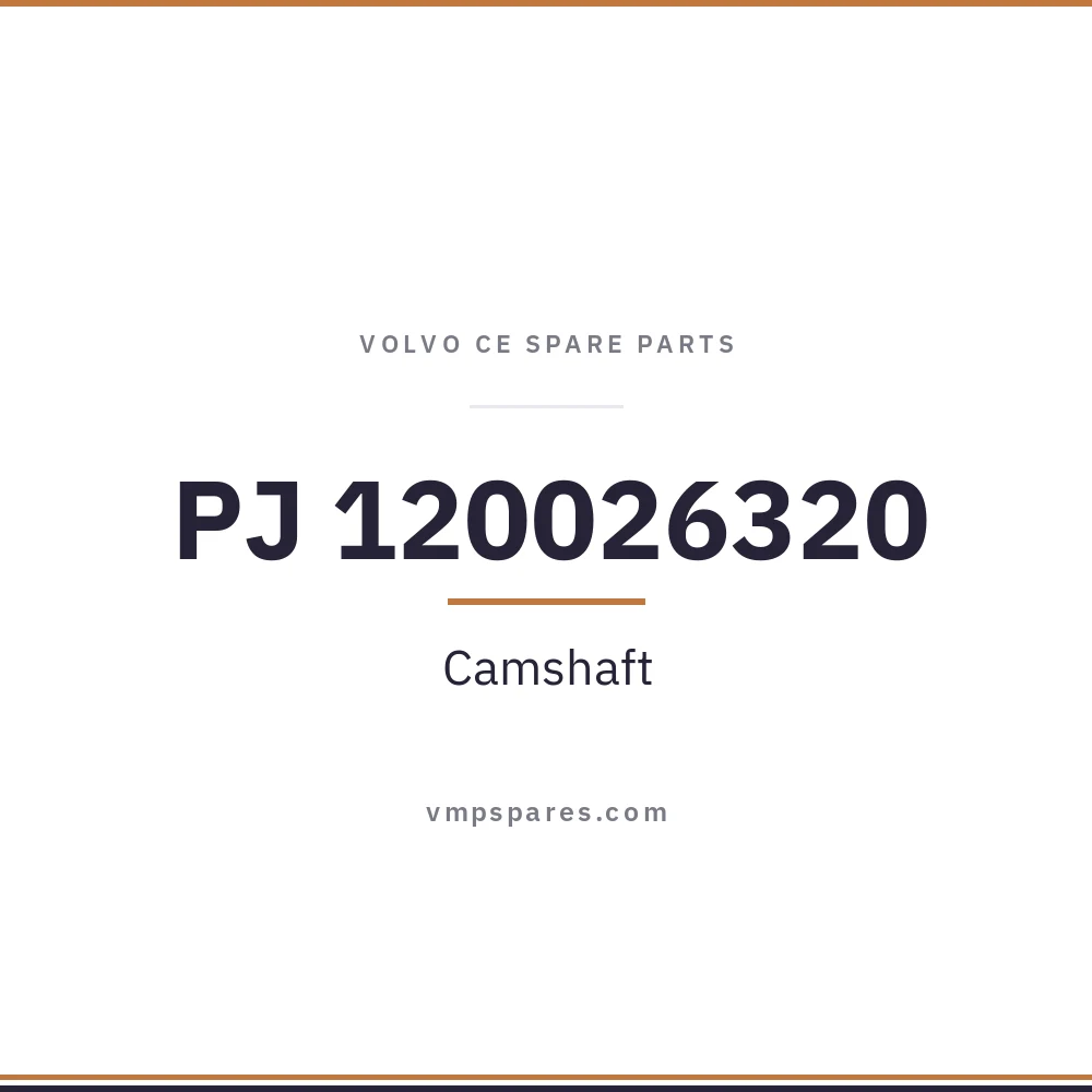 PJ 120026320 – Camshaft
