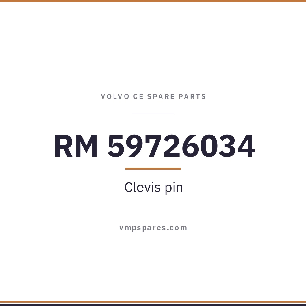 RM 59726034 – Clevis pin