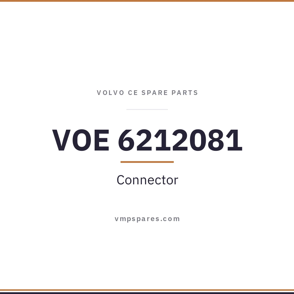 VOE 6212081 – Connector