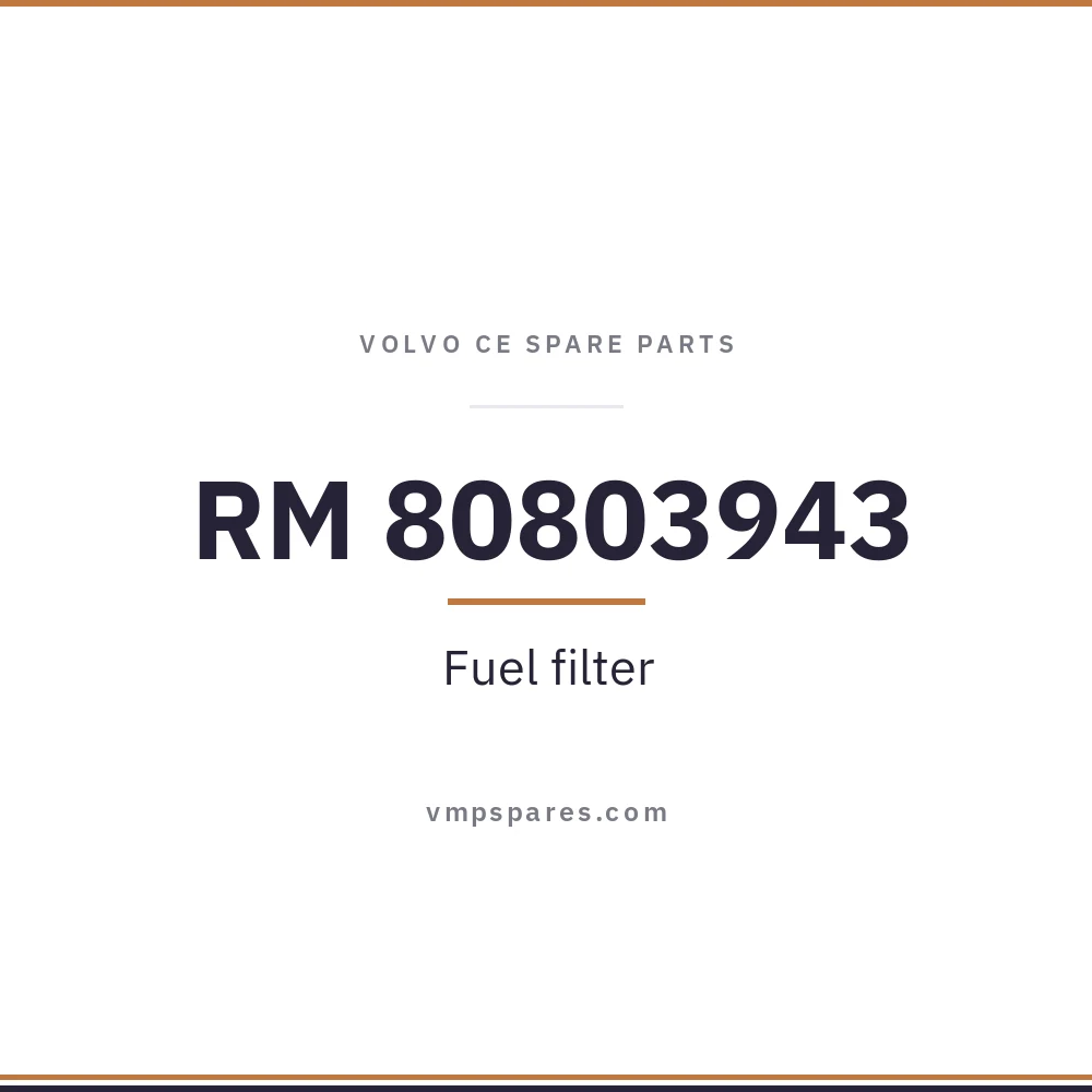 RM 80803943 – Fuel filter