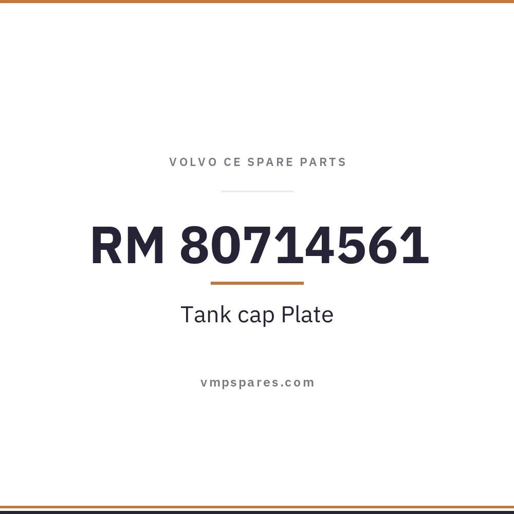 RM 80714561 – Tank cap Plate