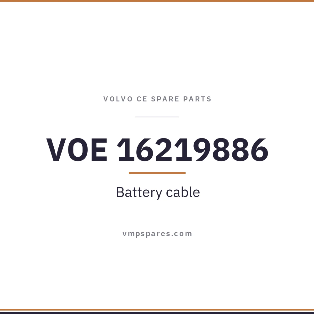 VOE 16219886 – Battery cable
