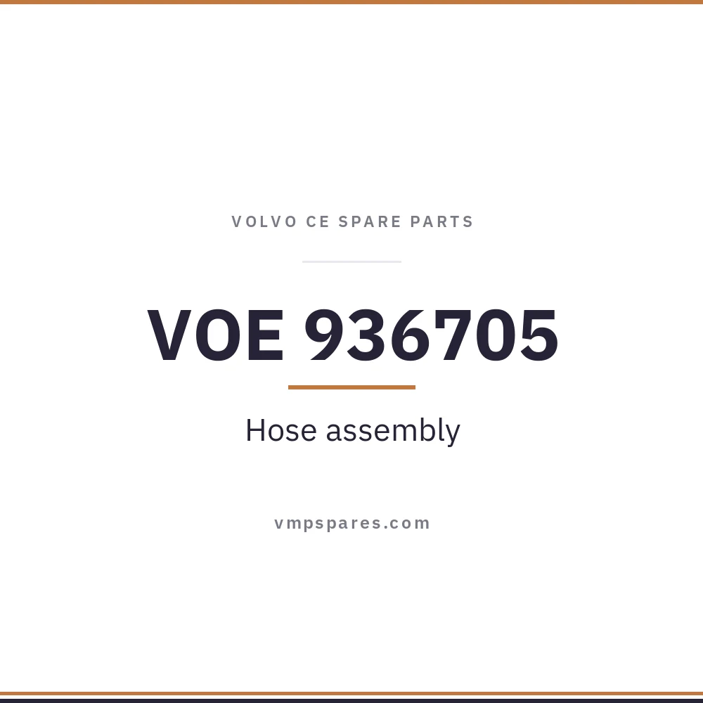 VOE 936705 – Hose assembly