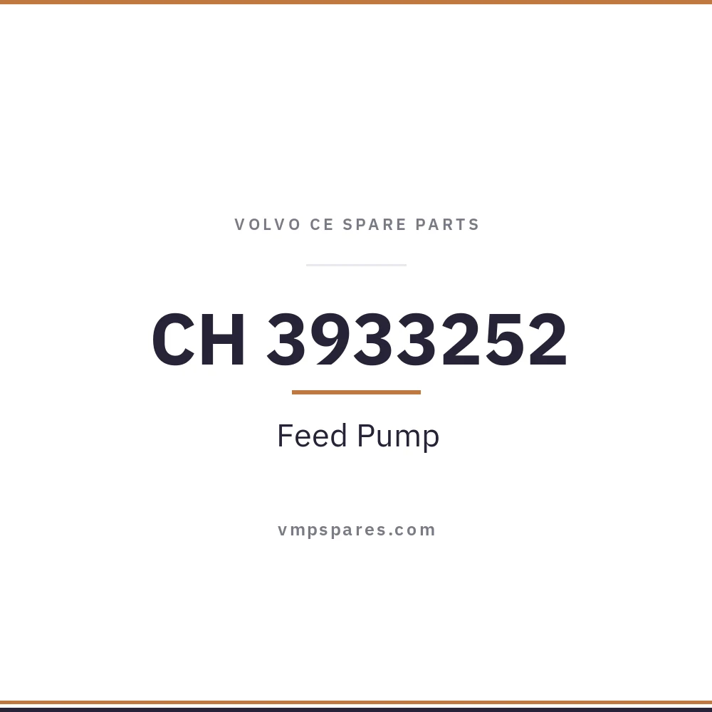 CH 3933252 – Feed Pump