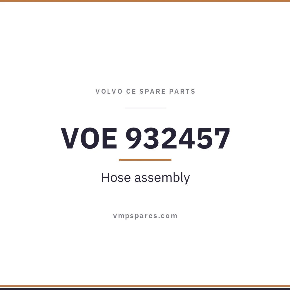 VOE 932457 – Hose assembly
