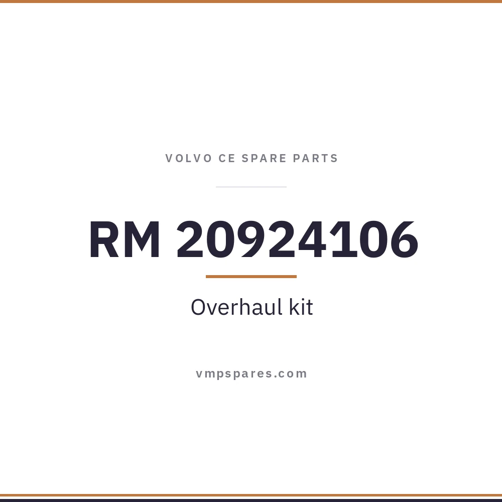 RM 20924106 – Overhaul kit