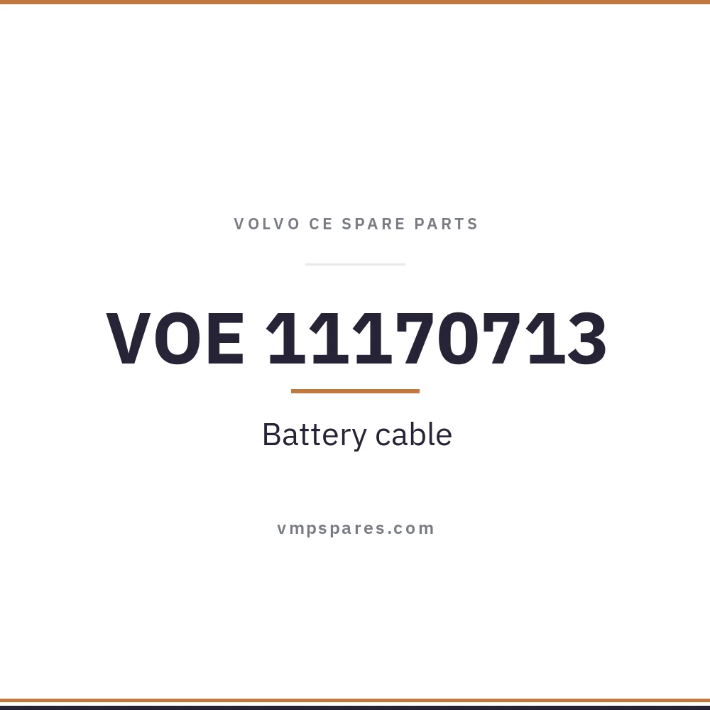 VOE 11170713 – Battery cable