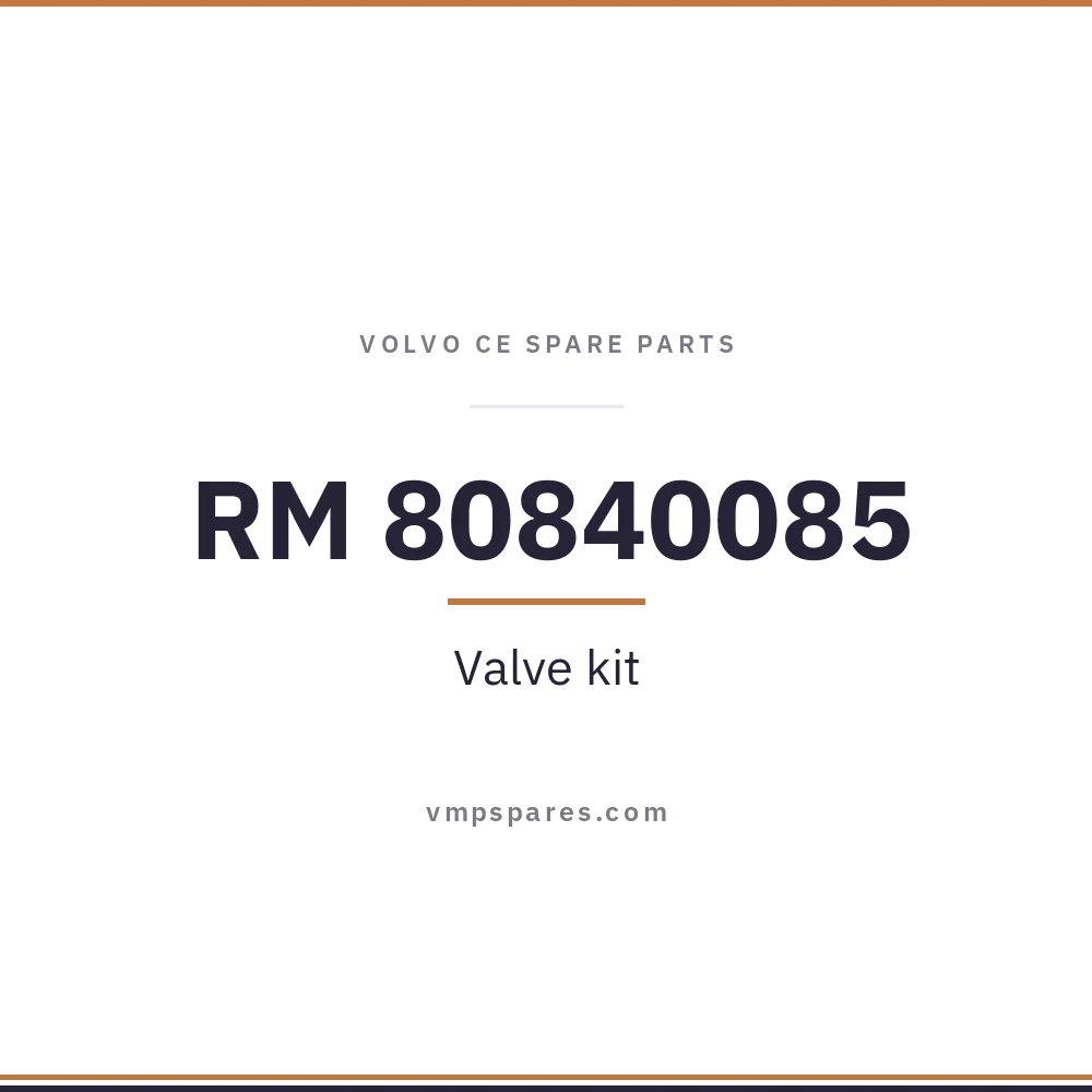 RM 80840085 – Valve kit