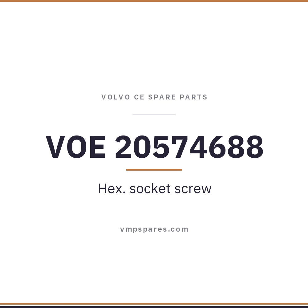 VOE 20574688 – Hex. socket screw