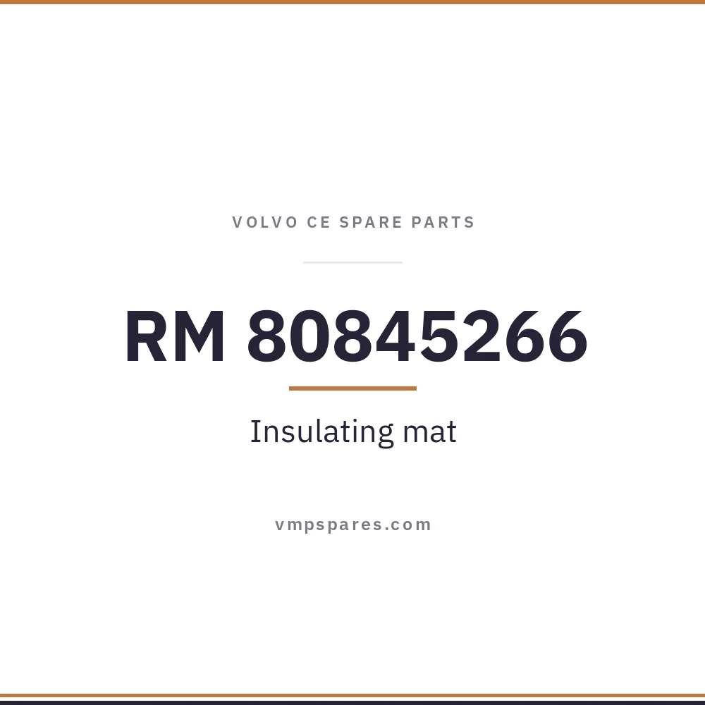 RM 80845266 – Insulating mat