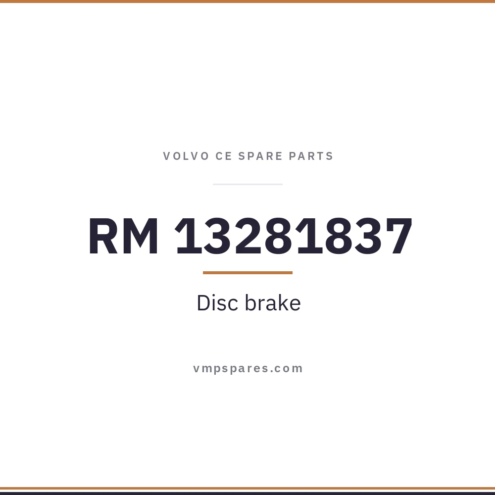 RM 13281837 – Disc brake