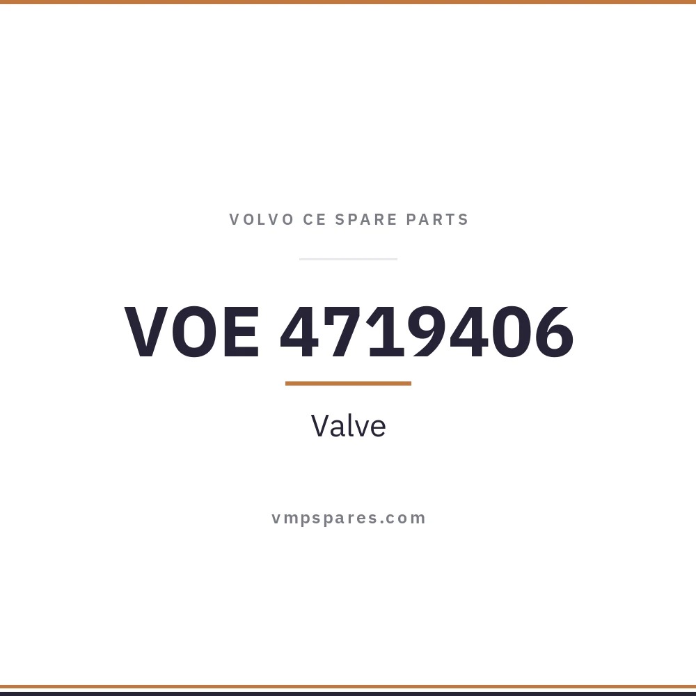 VOE 4719406 – Valve