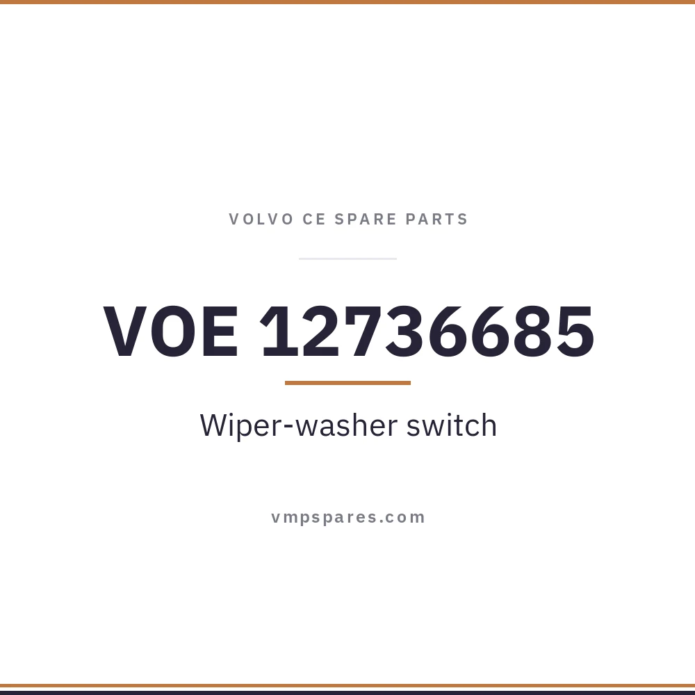 VOE 12736685 – Wiper-washer switch