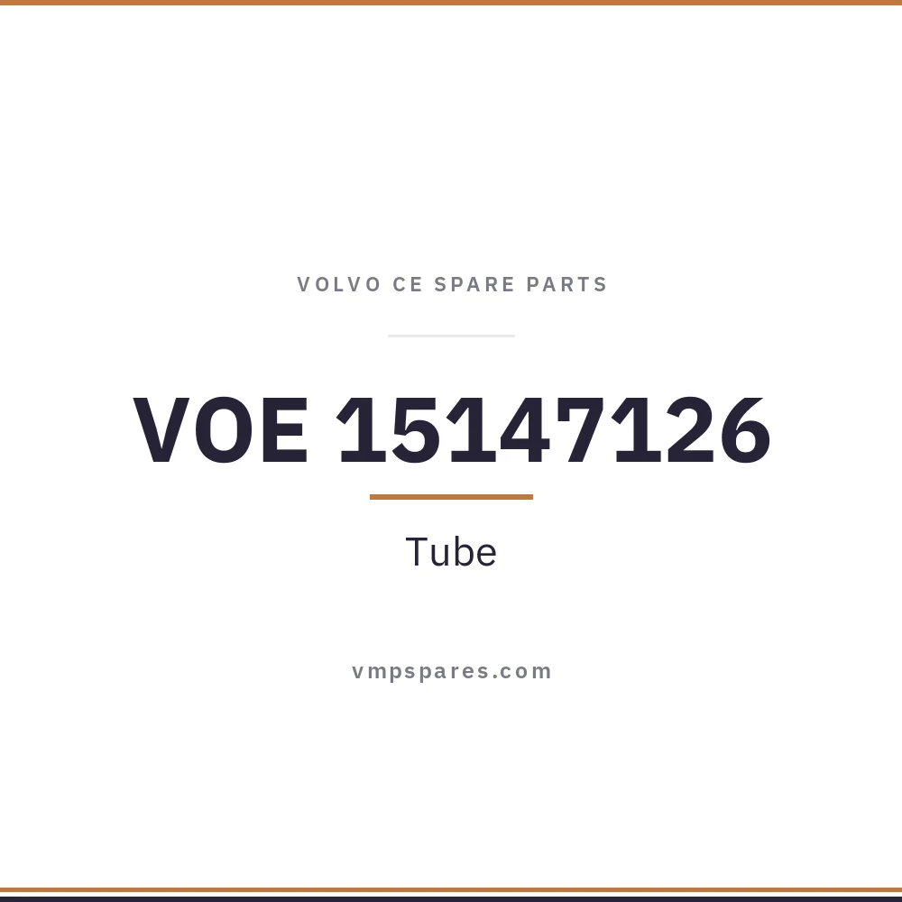 VOE 15147126 – Tube