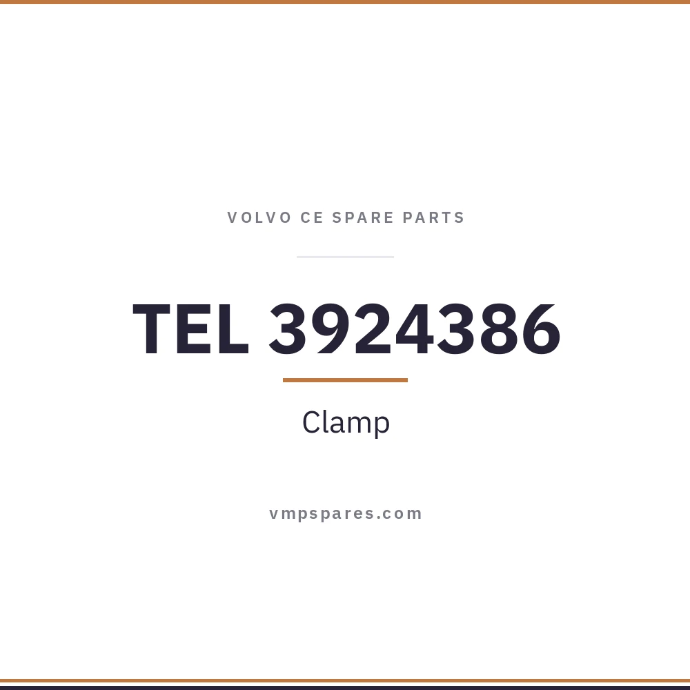 TEL 3924386 – Clamp