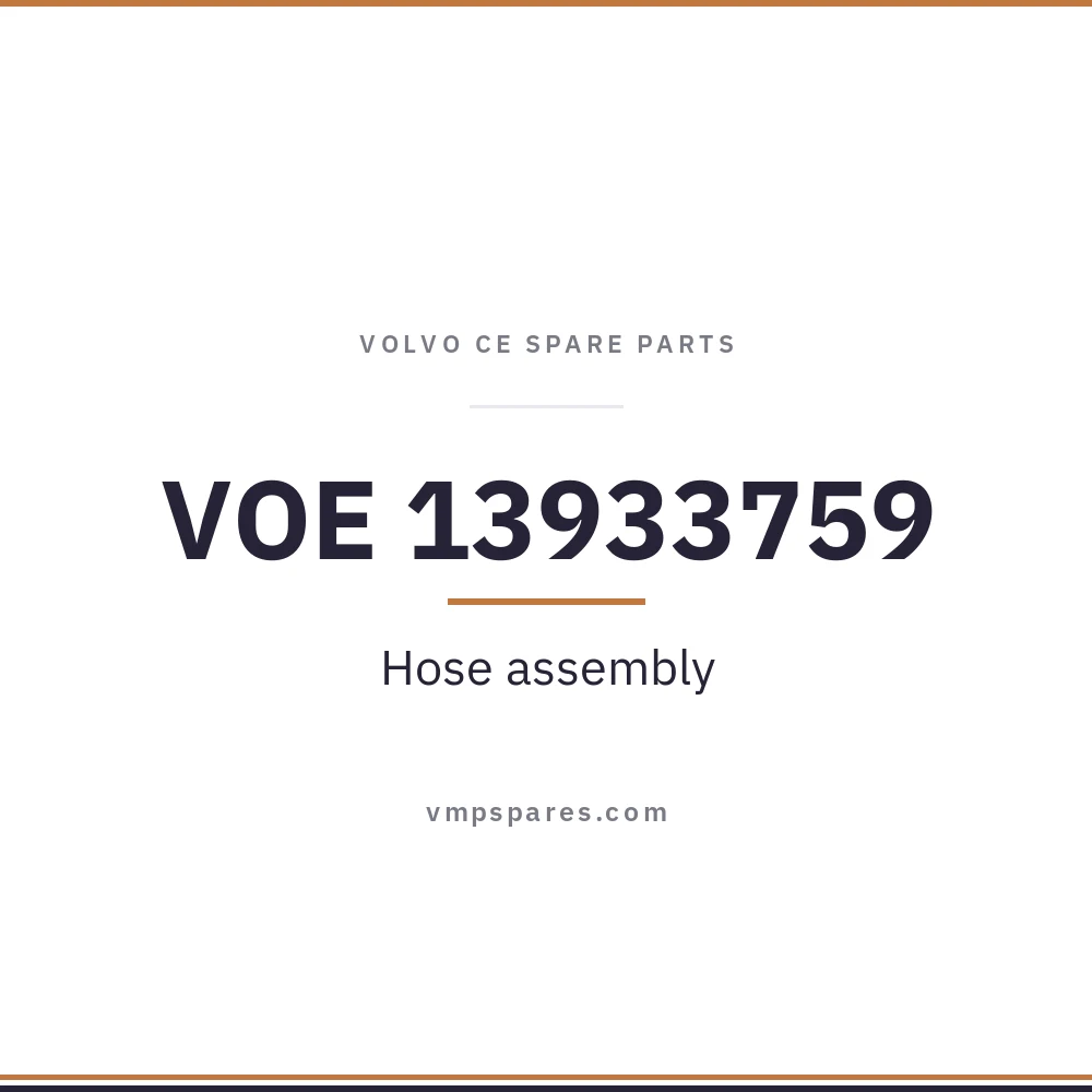 VOE 13933759 – Hose assembly