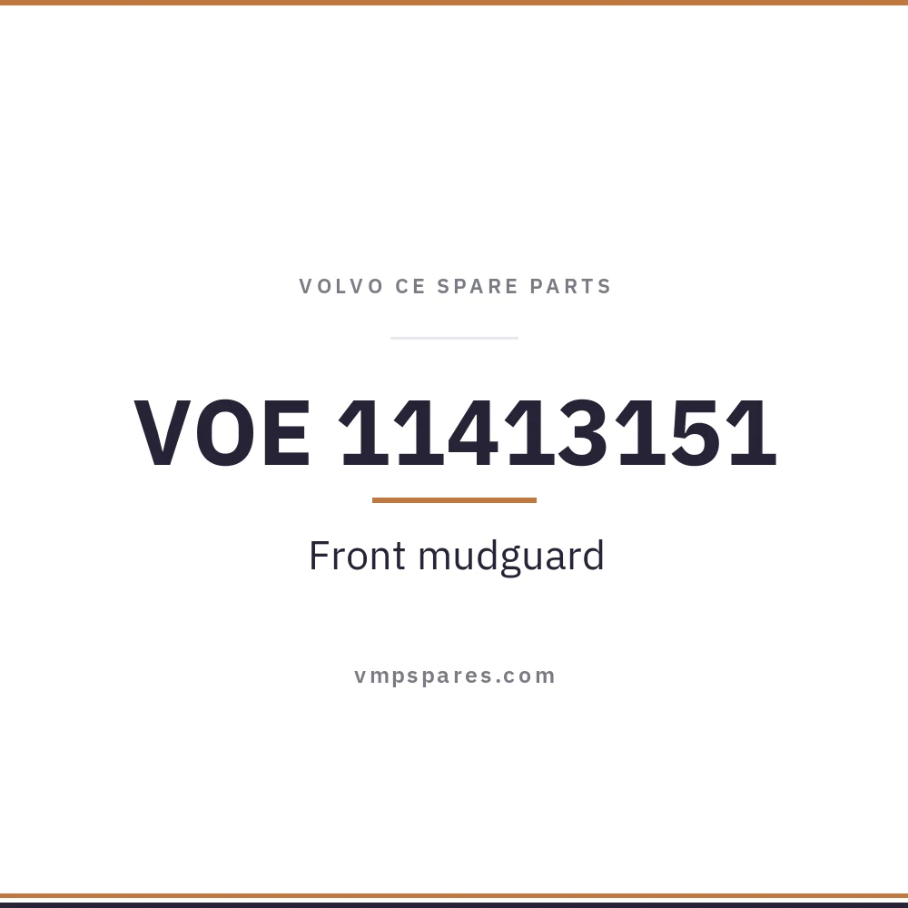 VOE 11413151 – Front mudguard
