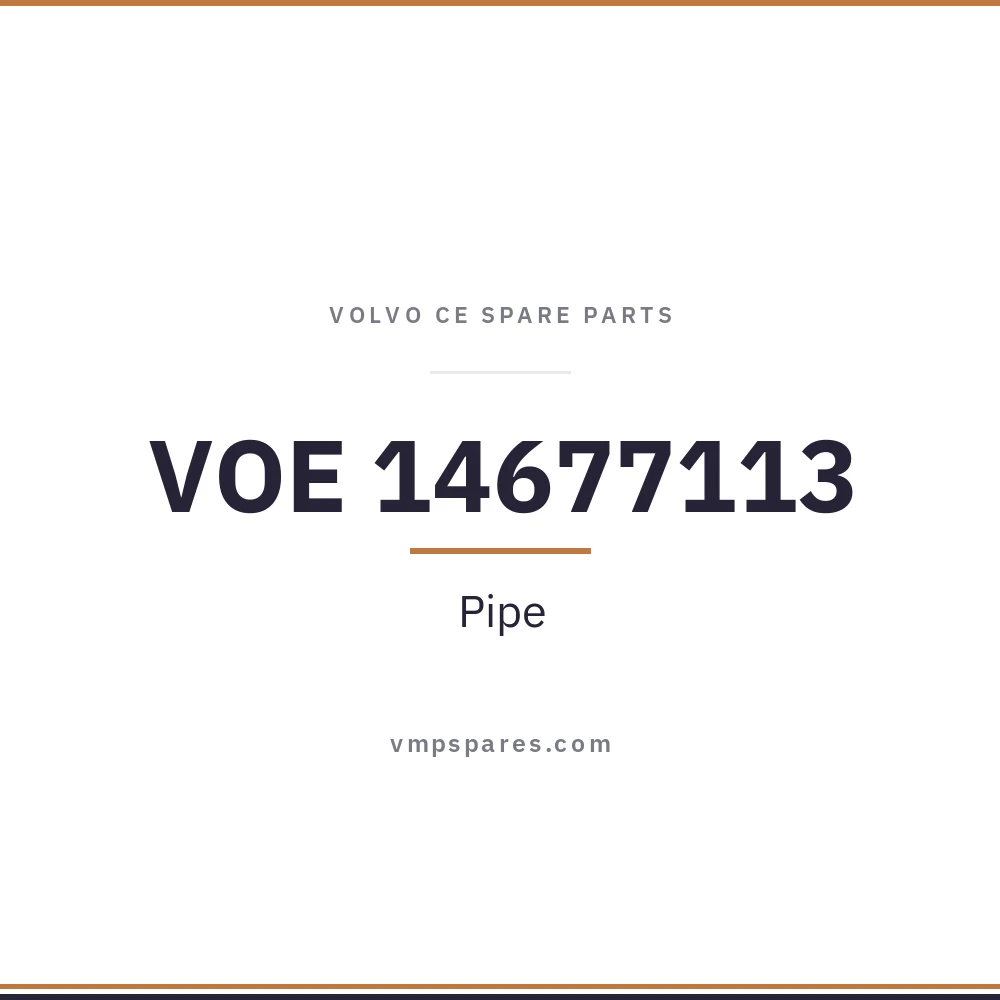 VOE 14677113 – Pipe