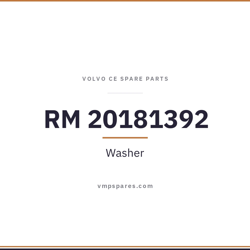 RM 20181392 – Washer