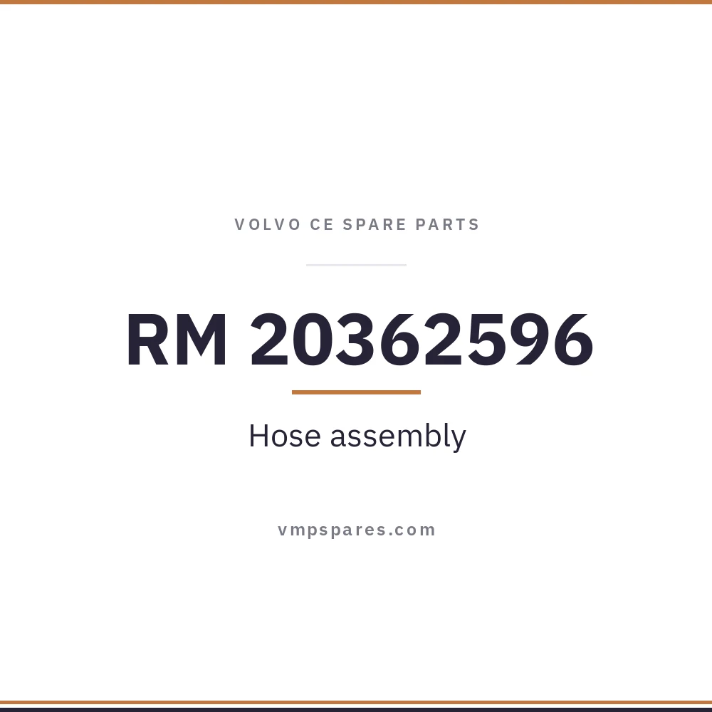 RM 20362596 – Hose assembly