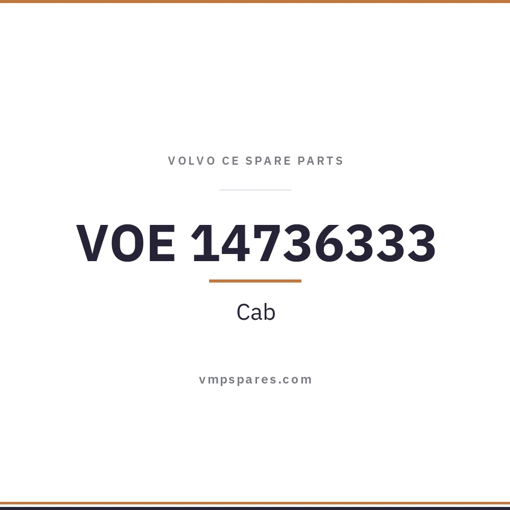 VOE 14736333 – Cab