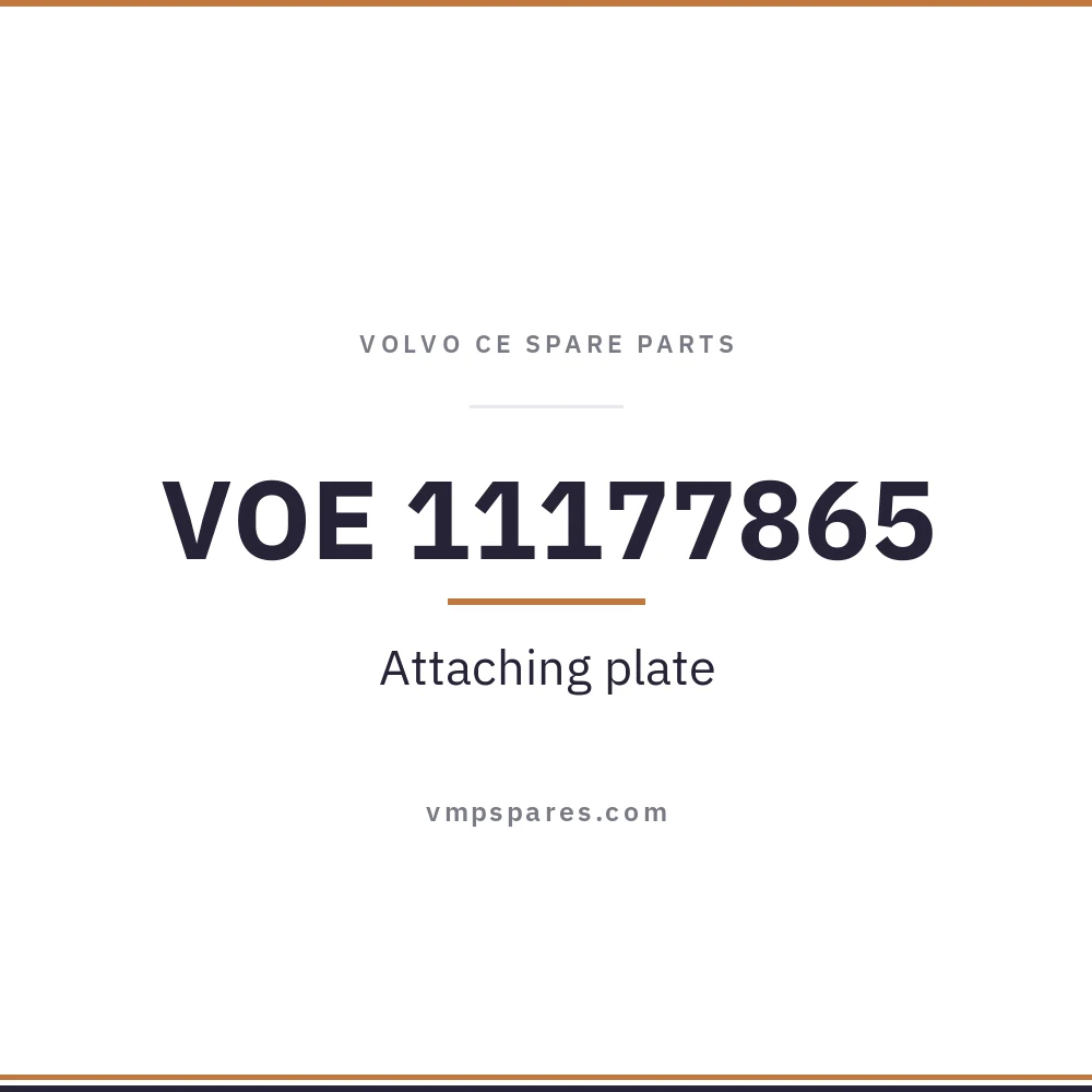 VOE 11177865 – Attaching plate