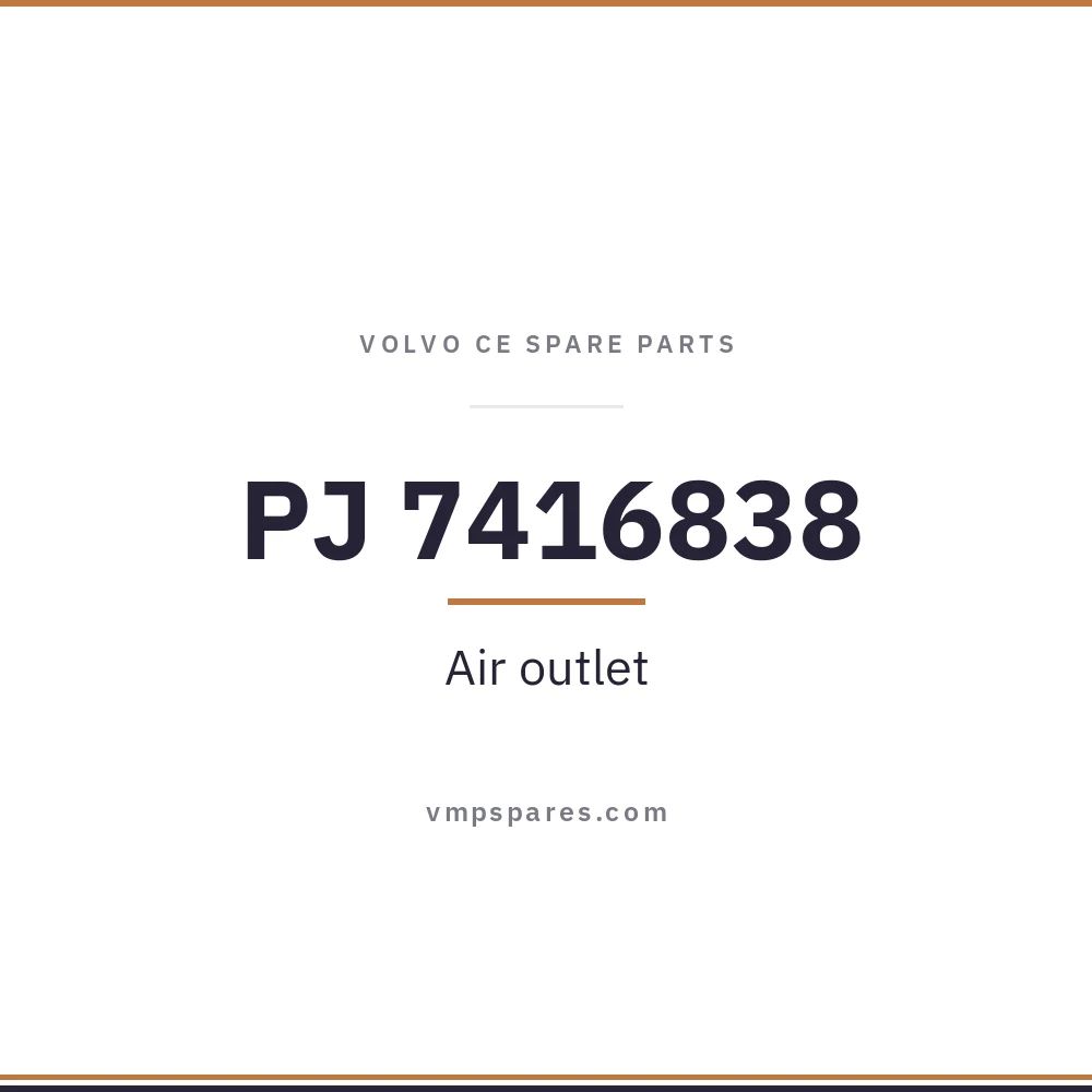 PJ 7416838 – Air outlet