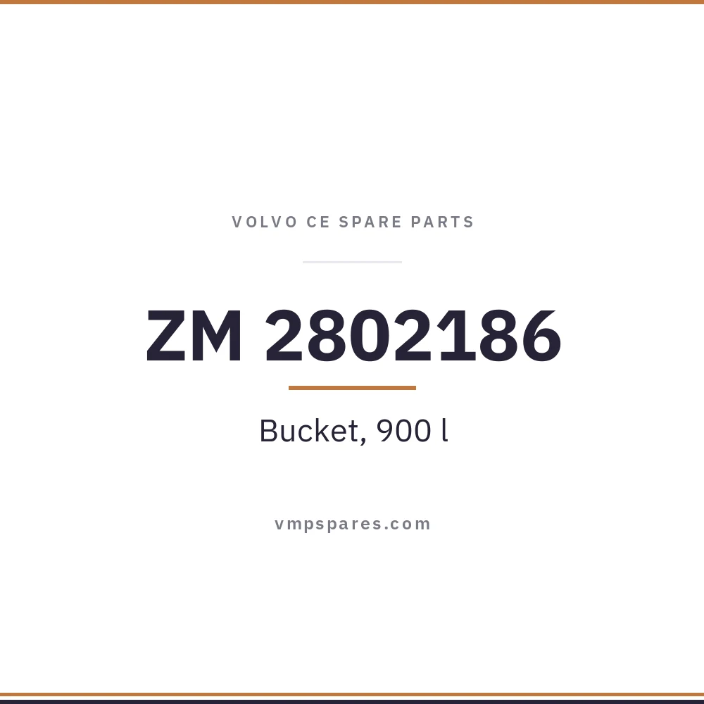 ZM 2802186 – Bucket, 900 l