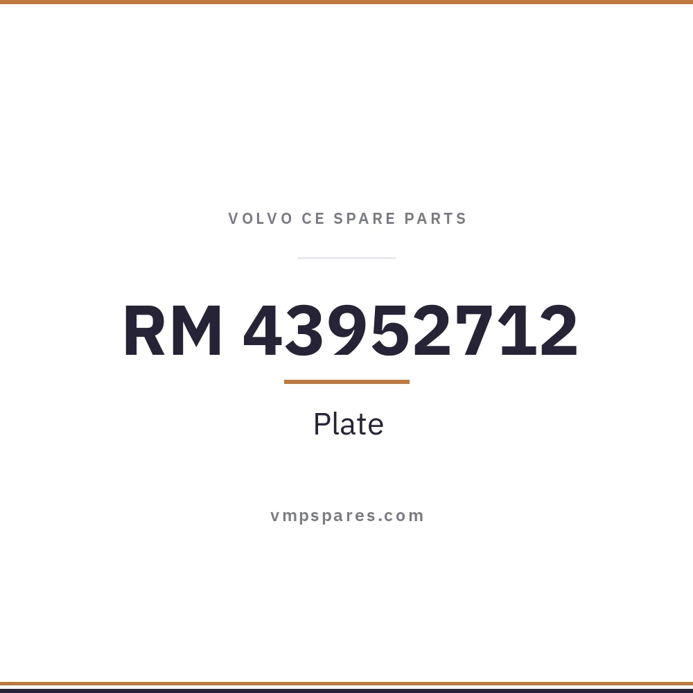 RM 43952712 – Plate