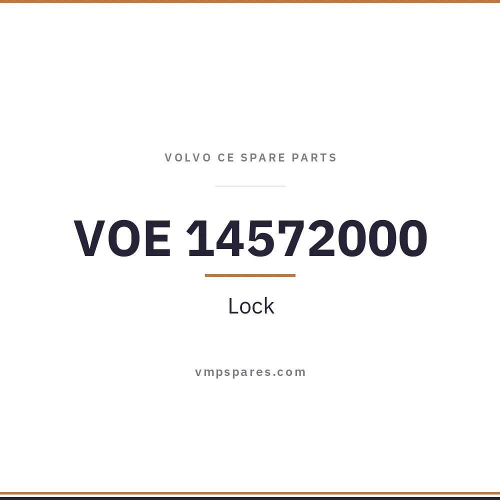 VOE 14572000 – Lock