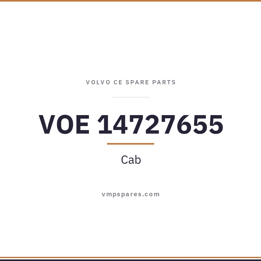 VOE 14727655 – Cab