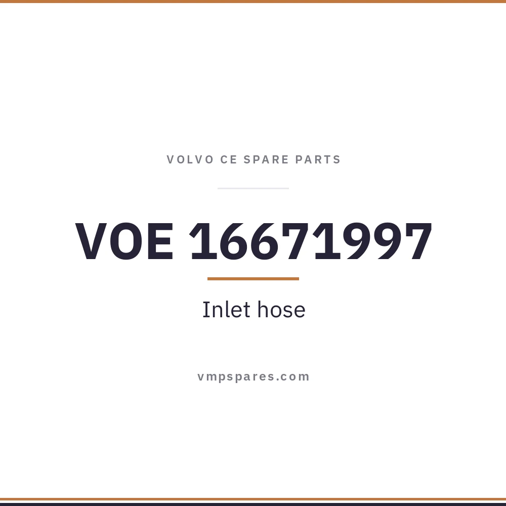 VOE 16671997 – Inlet hose