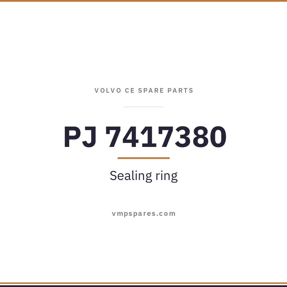 PJ 7417380 – Sealing ring