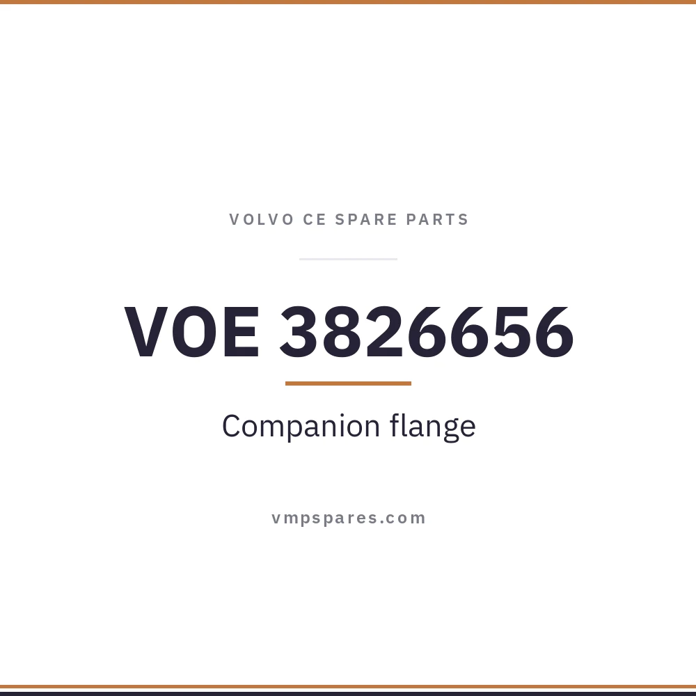 VOE 3826656 – Companion flange