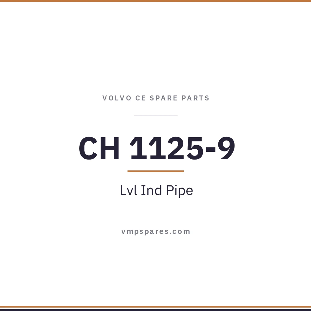 CH 1125-9 – Lvl Ind Pipe