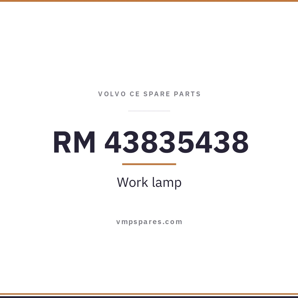 RM 43835438 – Work lamp
