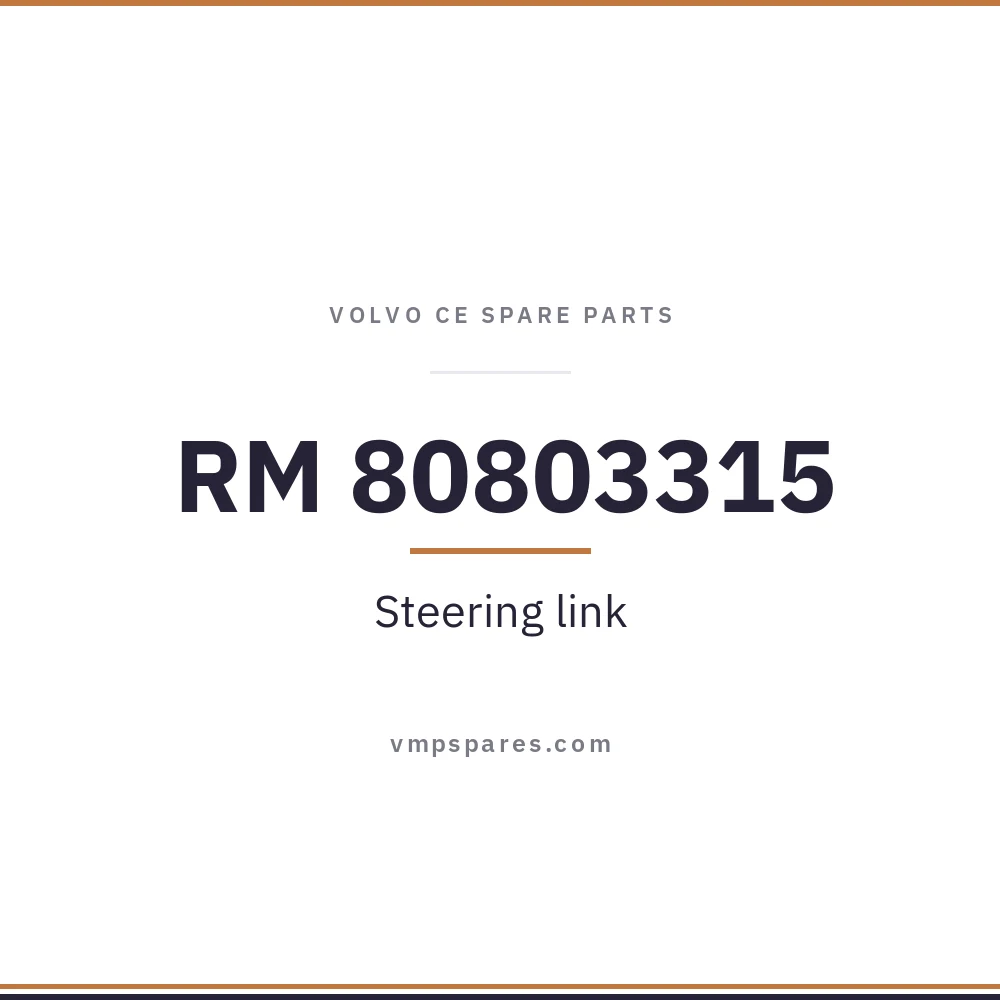 RM 80803315 – Steering link