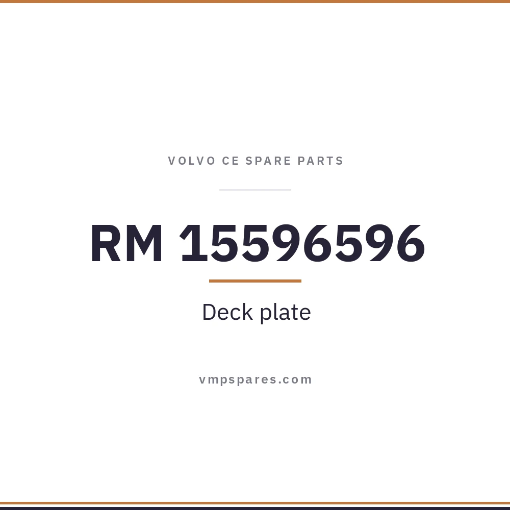 RM 15596596 – Deck plate