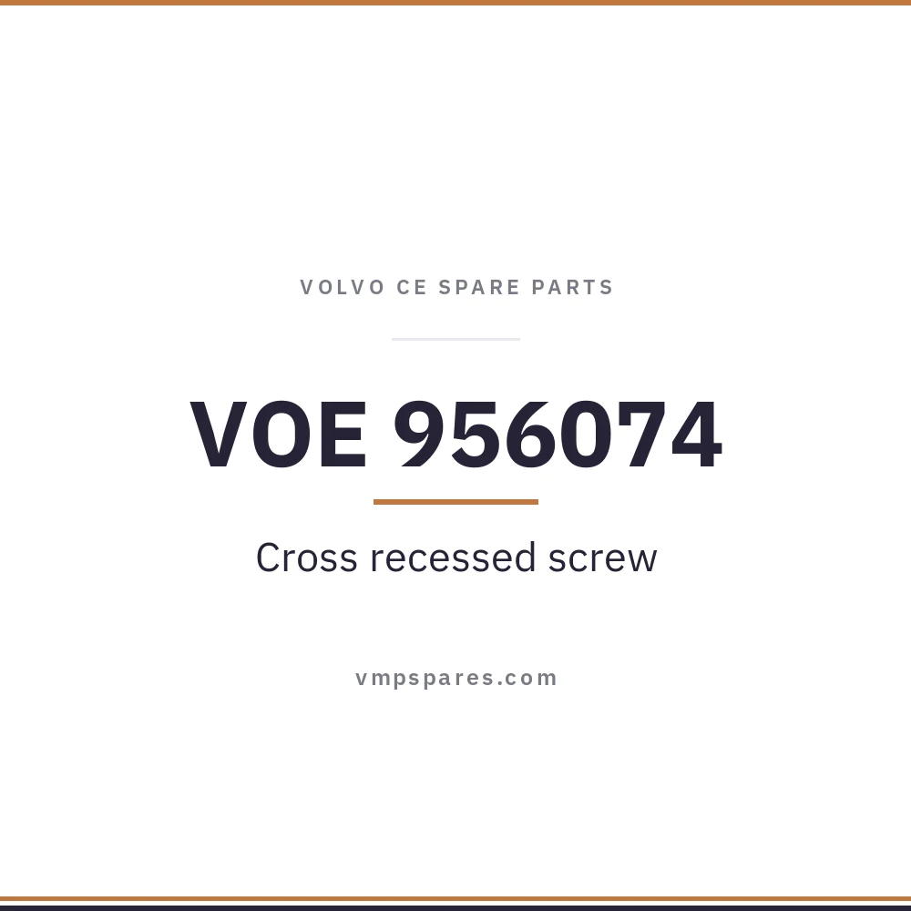 VOE 956074 – Cross recessed screw