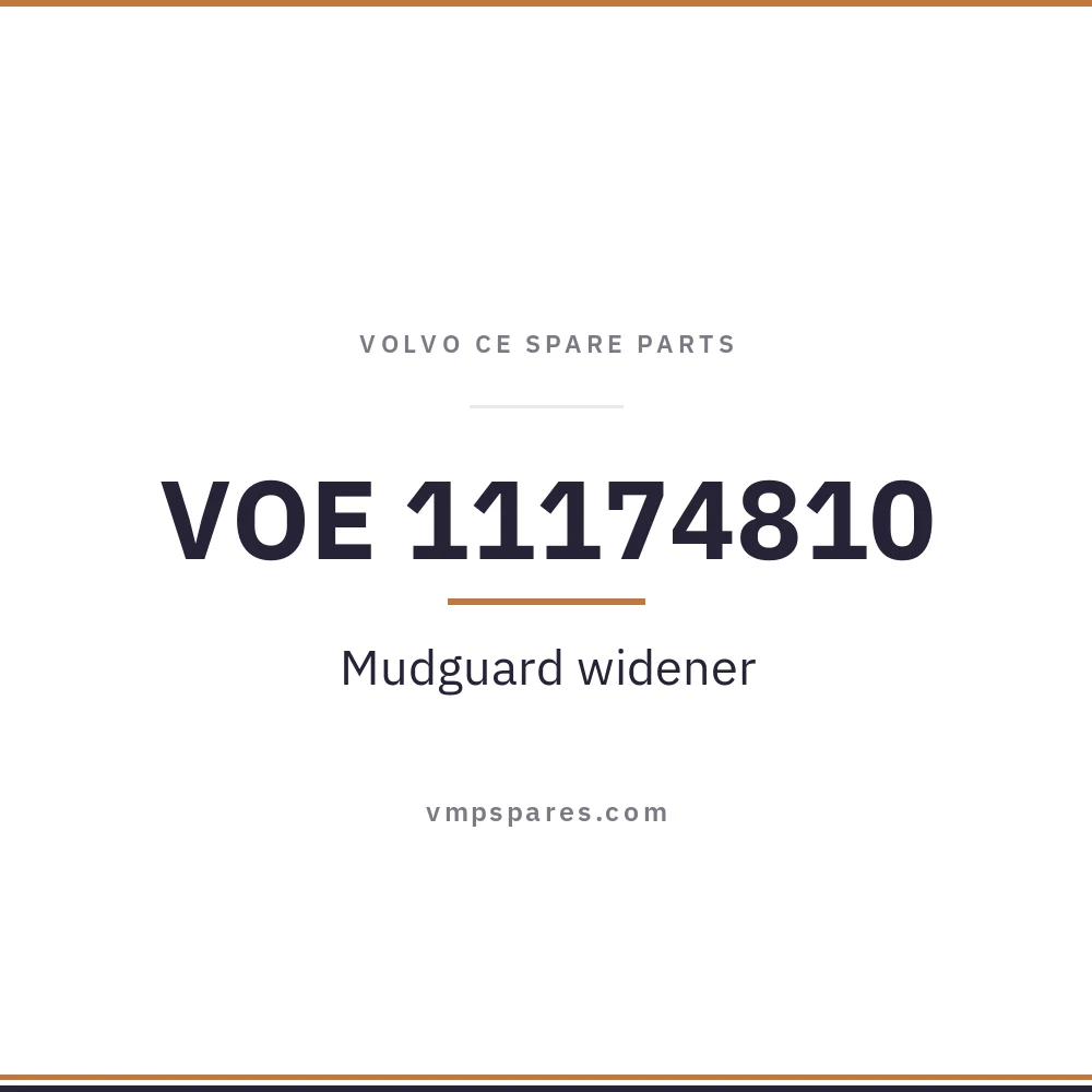 VOE 11174810 – Mudguard widener